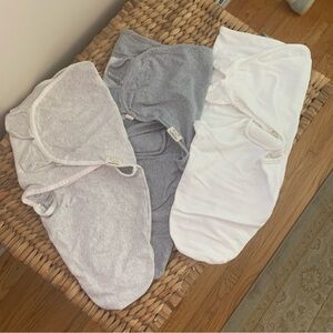 KeaBabies 3-Pack Organic Baby Sleep Sack Swaddles, Size 3-6 Months